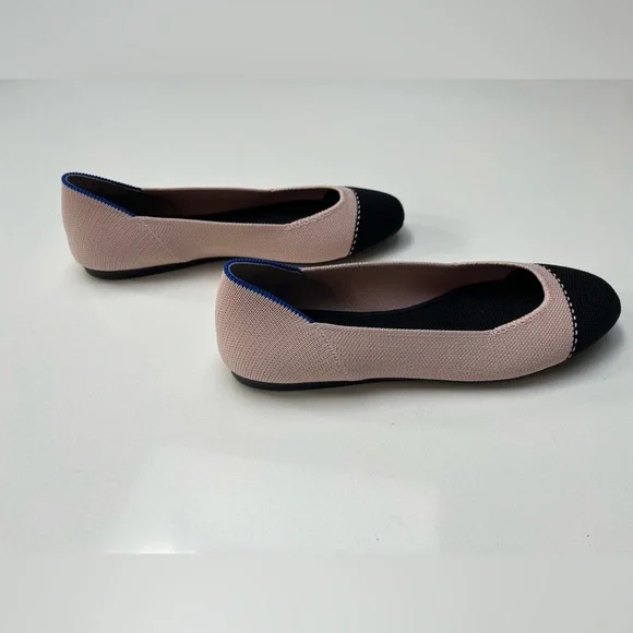 NWOB new never worn rothy’s (rothys) square toe flats in rosewater rare sz 6.5 - Picture 4 of 16